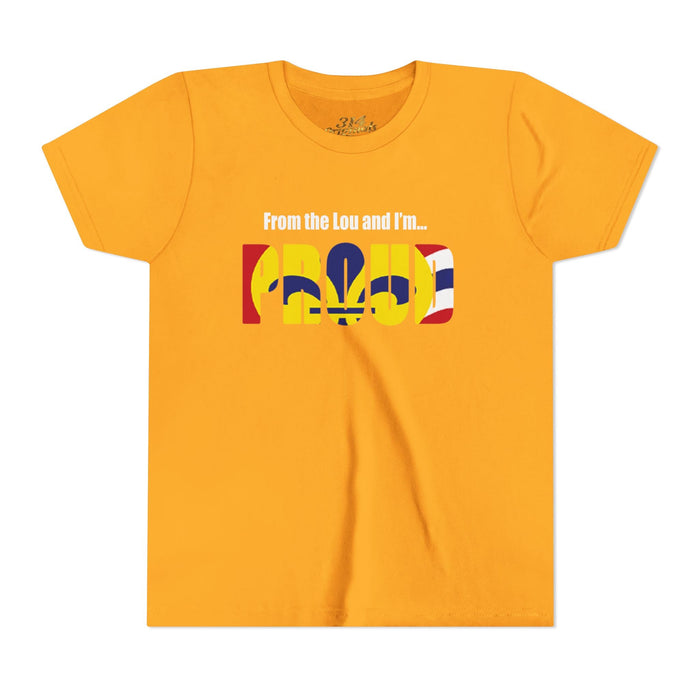 "From the Lou and I'm... Proud" St. Louis Flag Kids Shirt - 314 Originals