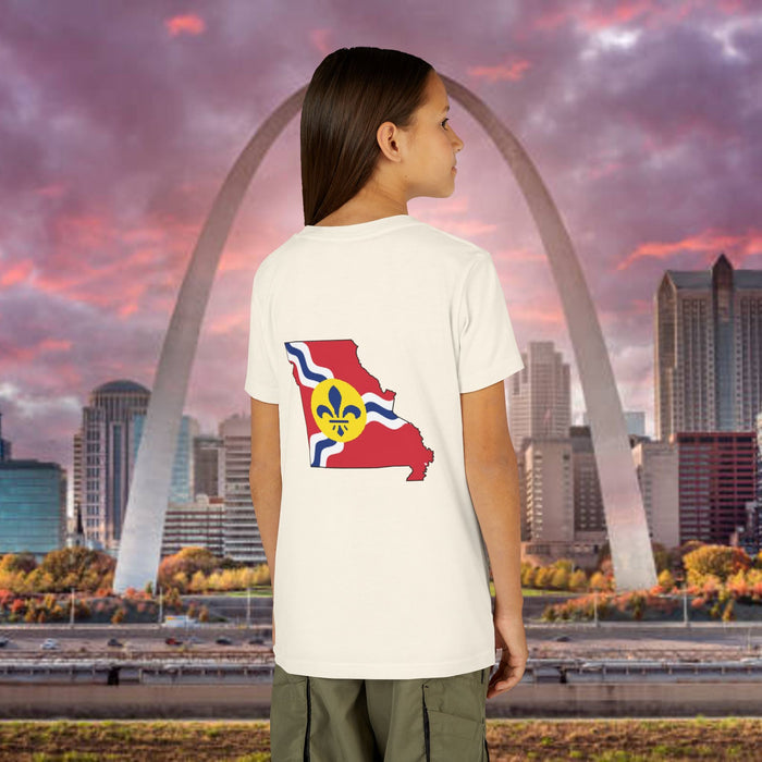"From the Lou and I'm... Proud" St. Louis Flag Kids Shirt - 314 Originals
