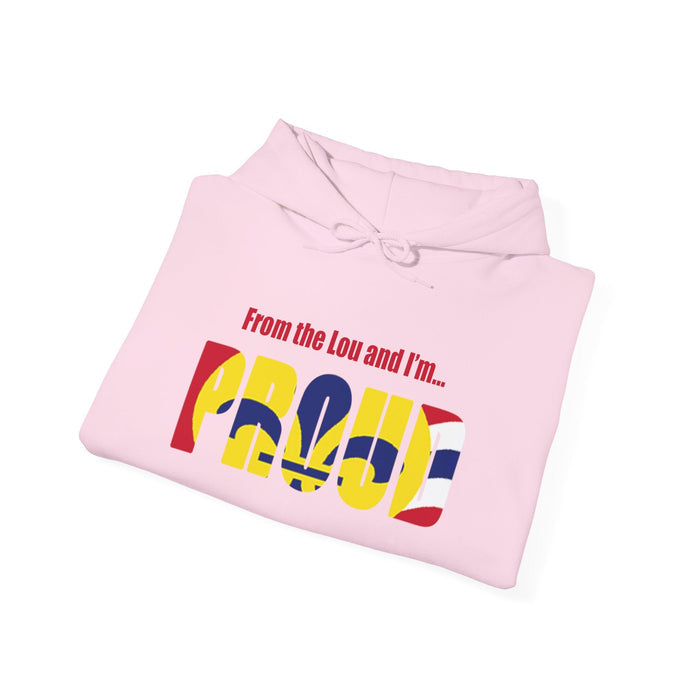 Proud Missouri Fleur-de-lis Hoodie — From the Lou St. Louis Pride Sweatshirt - 314 Originals