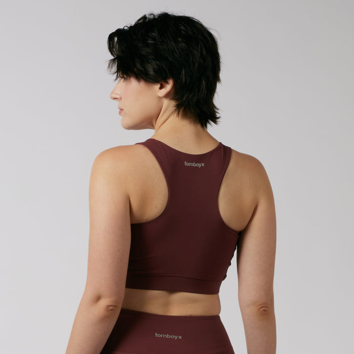 Full Zip Bra - Fig