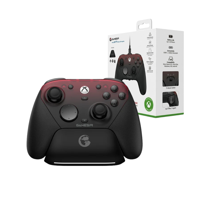 GameSir G7 Pro Tri-Mode Xbox Wired, PC & Mobile Wireless Controller - Shadow Ember
