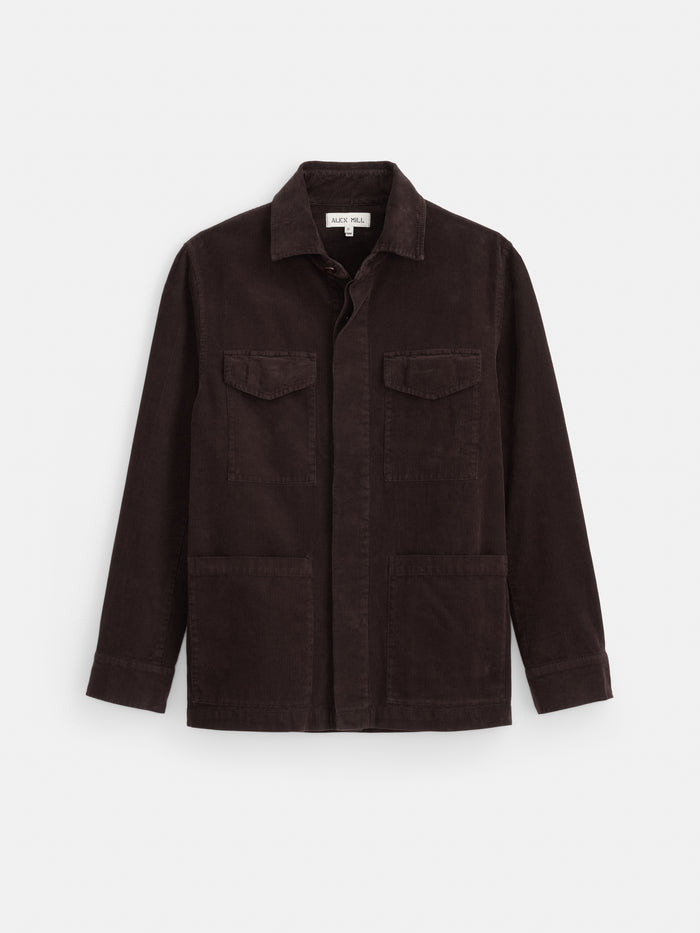 Garment Dyed Chore Jacket in Corduroy