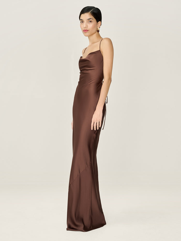 Ginny Dress in Chocolate