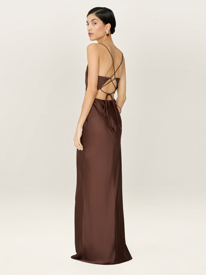 Ginny Dress in Chocolate
