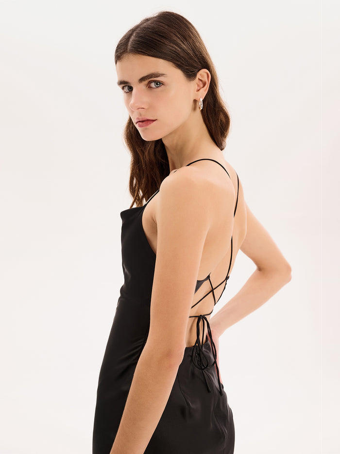 Ginny Maxi Dress in Black