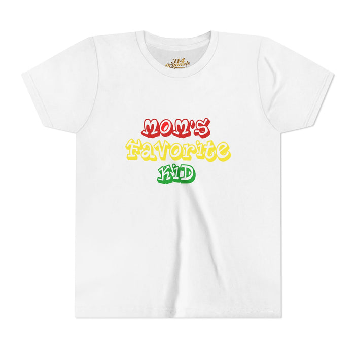 Girl's "Favorite Kid" Retro Yellow & Green Graphic T-Shirt - 314 Originals