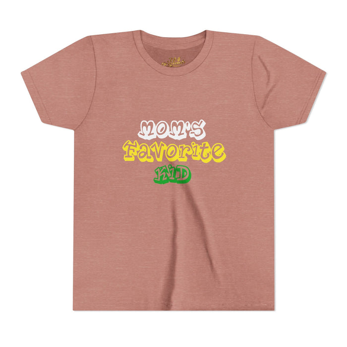 Girl's "Favorite Kid" Retro Yellow & Green Graphic T-Shirt - 314 Originals