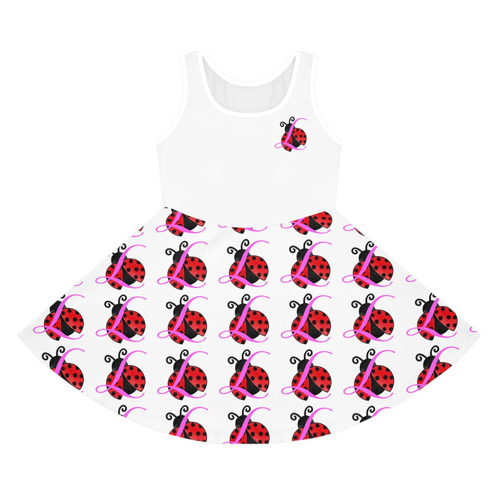 Girls' Ladybug Print Sundress — Cute Sleeveless Summer Dress for Kids - 314 Originals