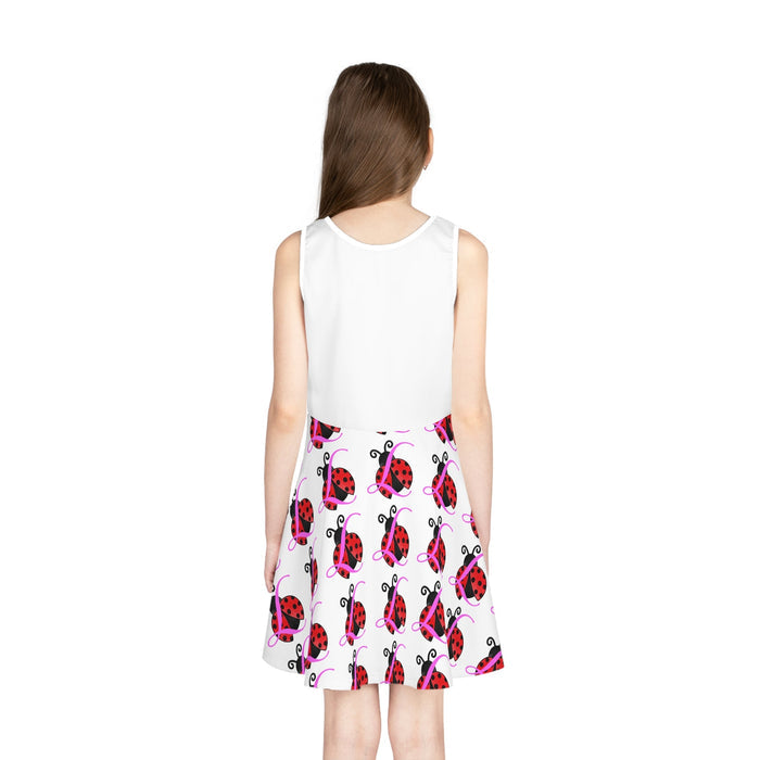 Girls' Ladybug Print Sundress — Cute Sleeveless Summer Dress for Kids - 314 Originals