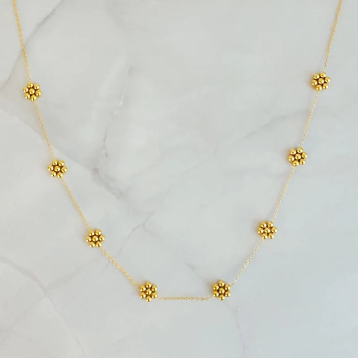 Golden Daisy Necklace