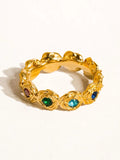 Golden Mosaic Ring