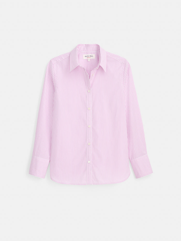 Gracie Striped Shirt in Poplin