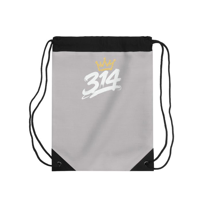 Gray 314 Crown Drawstring Gym Sack - 314 Originals