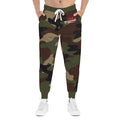 Green Camo 314 Originals Athletic Joggers – Retro Script Logo Sweatpants - 314 Originals