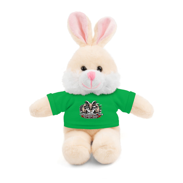 Green T-Shirt Teddy Bear with Custom Graphic — Cute Plush Gift for Kids & Fans