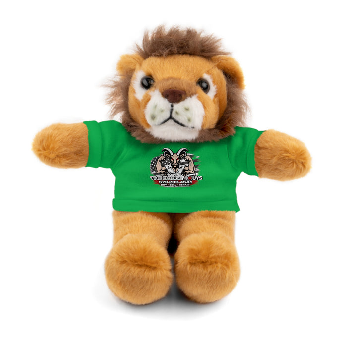 Green T-Shirt Teddy Bear with Custom Graphic — Cute Plush Gift for Kids & Fans