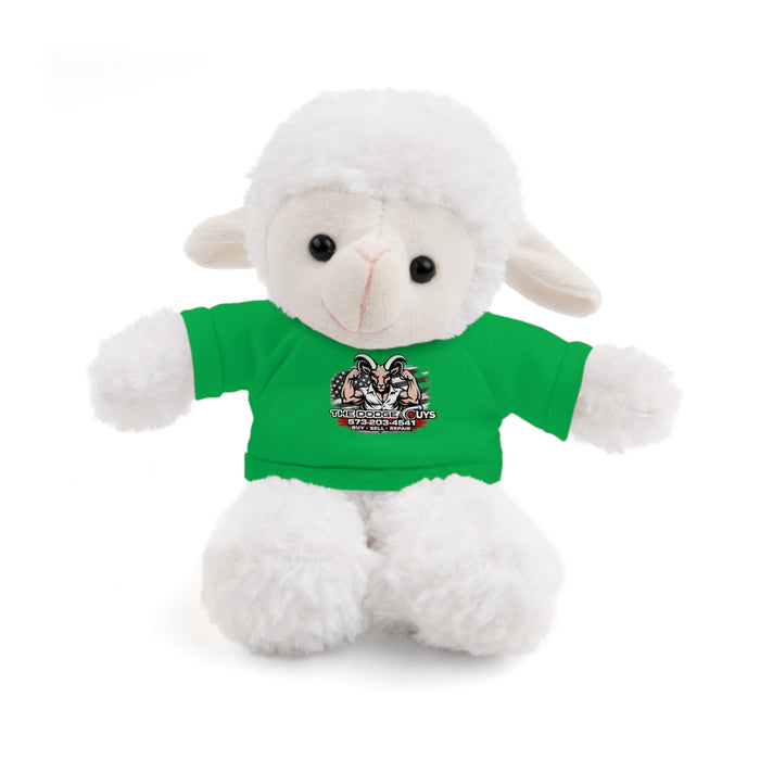 Green T-Shirt Teddy Bear with Custom Graphic — Cute Plush Gift for Kids & Fans