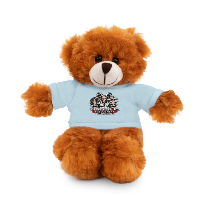 Green T-Shirt Teddy Bear with Custom Graphic — Cute Plush Gift for Kids & Fans
