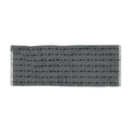 Grey Knit Scarf with Subtle Repeating Pattern — Lightweight Everyday Accessory - 314 Originals