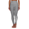 Grey Yoga Leggings — High-Waisted Leggings with White “Originals” Side Script - 314 Originals
