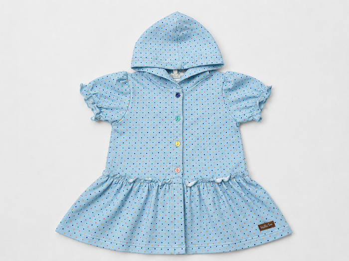 Happy Dots Hoodie Top