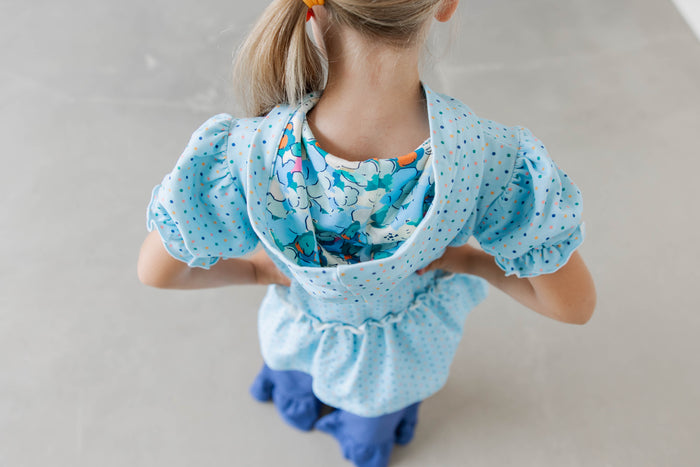 Happy Dots Hoodie Top