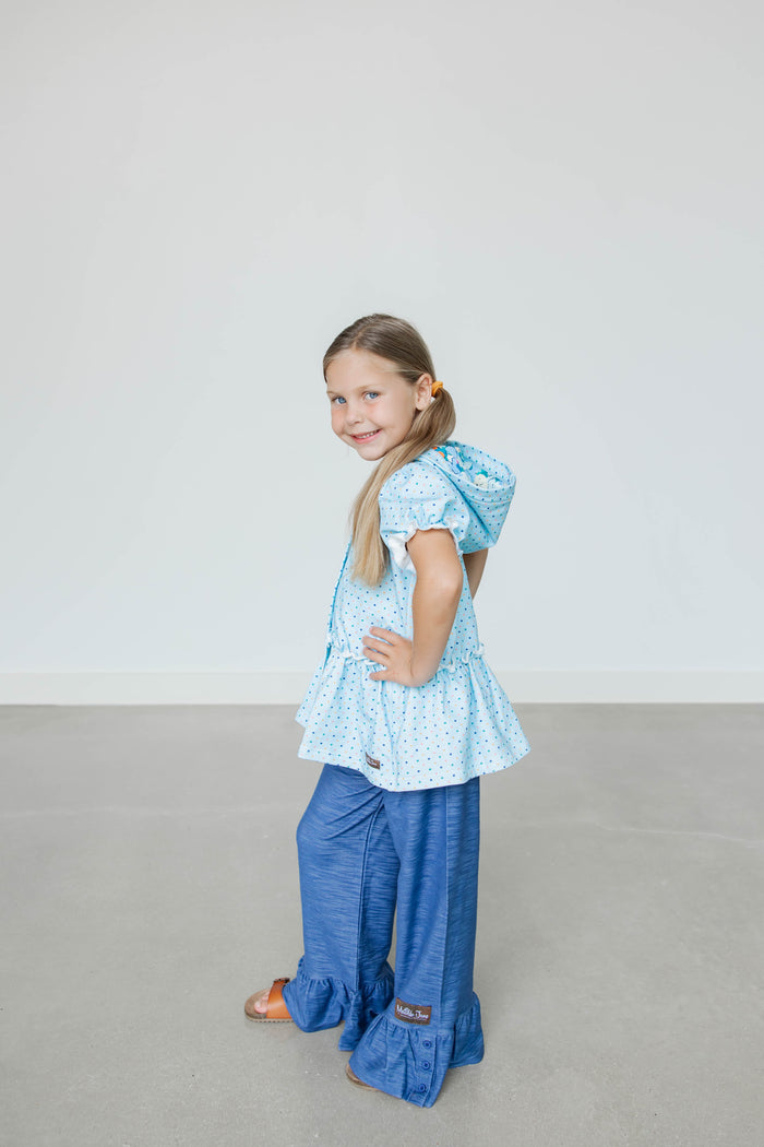 Happy Dots Hoodie Top