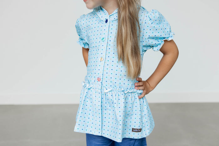 Happy Dots Hoodie Top