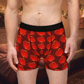Heart Pattern Men's Boxer Briefs — Red Valentine All-Over Print - 314 Originals