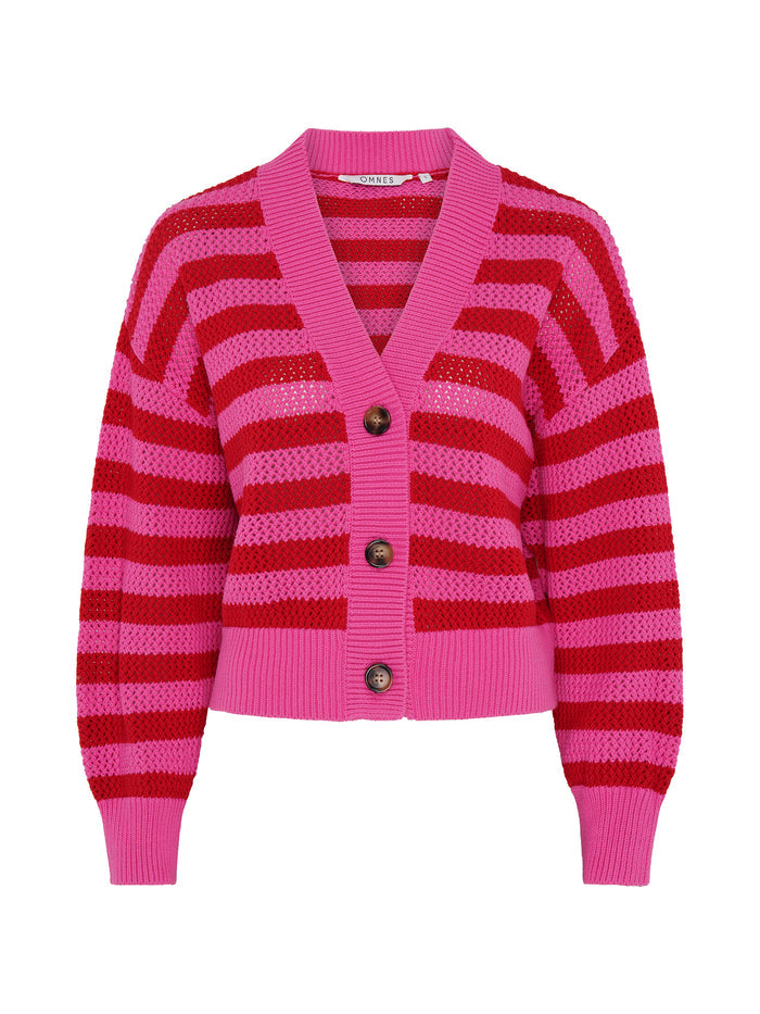 Heather Stripe Cardigan