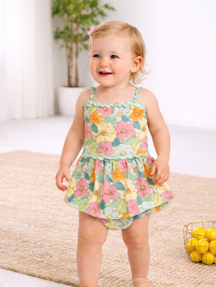 Heirloom Meadow Bubble Romper