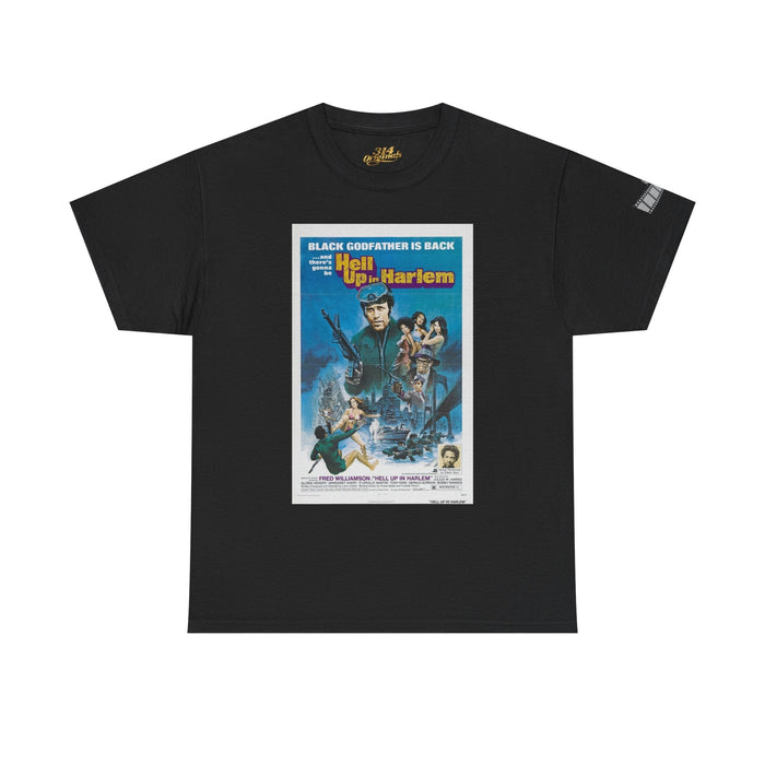 'Hell Up in Harlem' Retro Blaxploitation Graphic Tee - 314 Originals