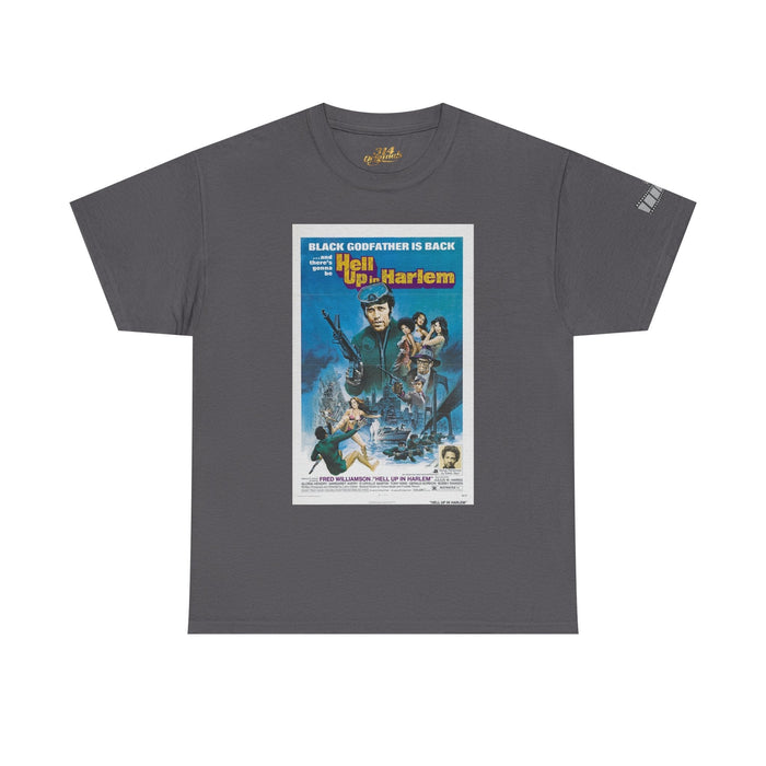 'Hell Up in Harlem' Retro Blaxploitation Graphic Tee - 314 Originals