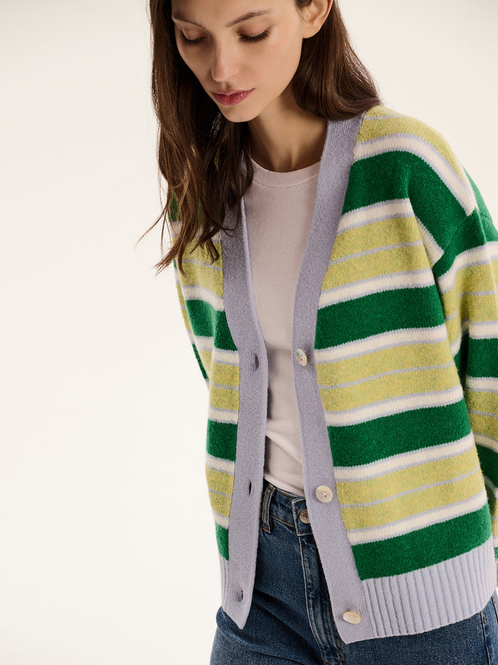 Henni Stripe Cardigan