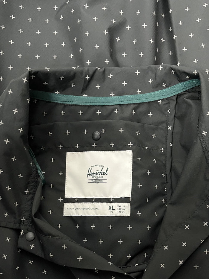 Herschel Size XL (16) Black & Gray Jacket