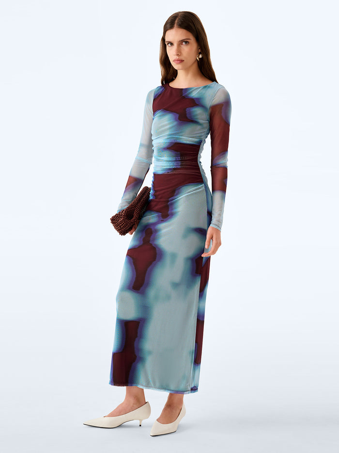 Hollis Dress in Wall Paper Floral