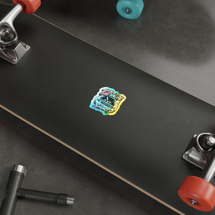 Holographic "12 Valve Shorty" Car Sticker — Die-Cut Racing Vinyl