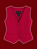 Hot Pink Tailored Vest
