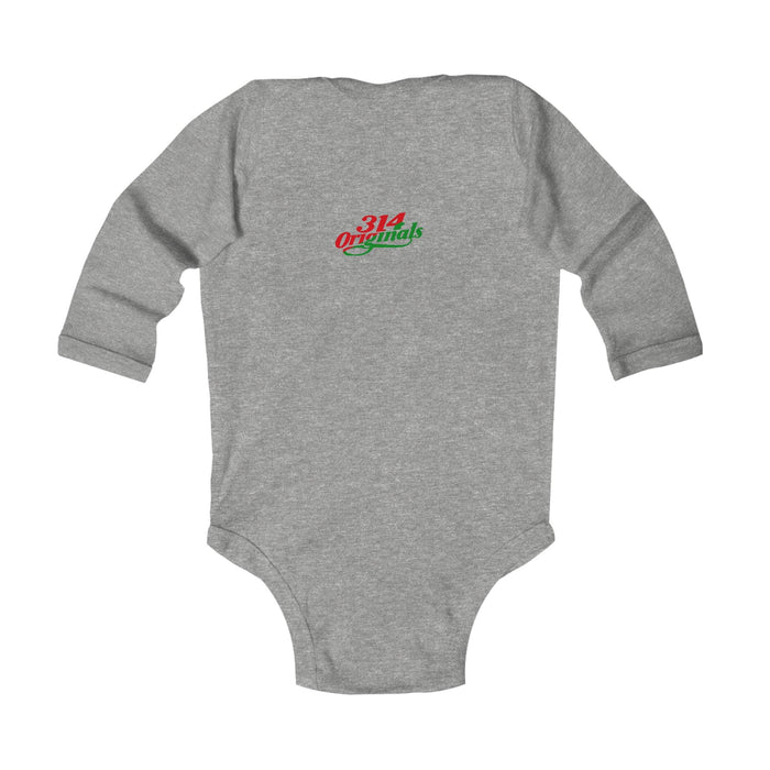 "I'm Just Here for the Cookies" Christmas Cookie Cute Infant Long Sleeve Onesie - 314 Originals