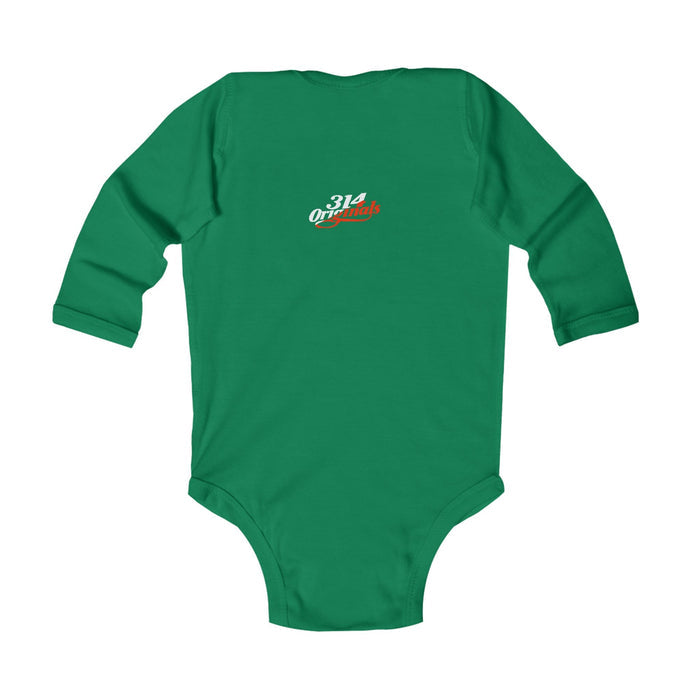 "I'm Just Here for the Cookies" Christmas Cookie Cute Infant Long Sleeve Onesie - 314 Originals