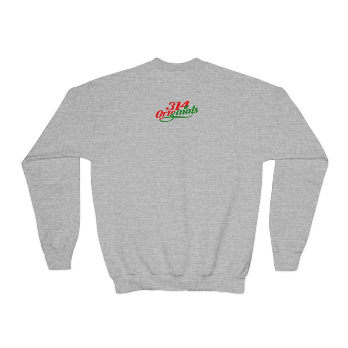 Youth Holiday Sweatshirt "I'm Just Here for the Cookies" – Kids Christmas Cookie Crewneck - 314 Originals