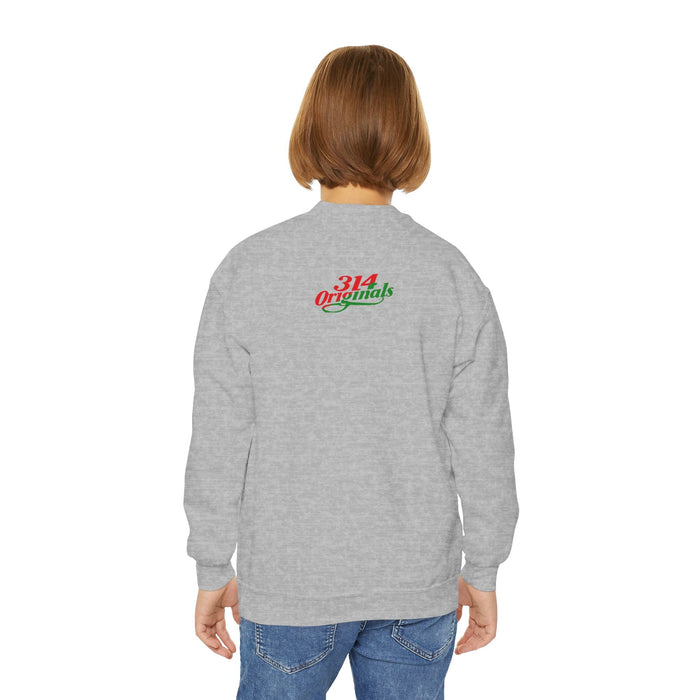 Youth Holiday Sweatshirt "I'm Just Here for the Cookies" – Kids Christmas Cookie Crewneck - 314 Originals