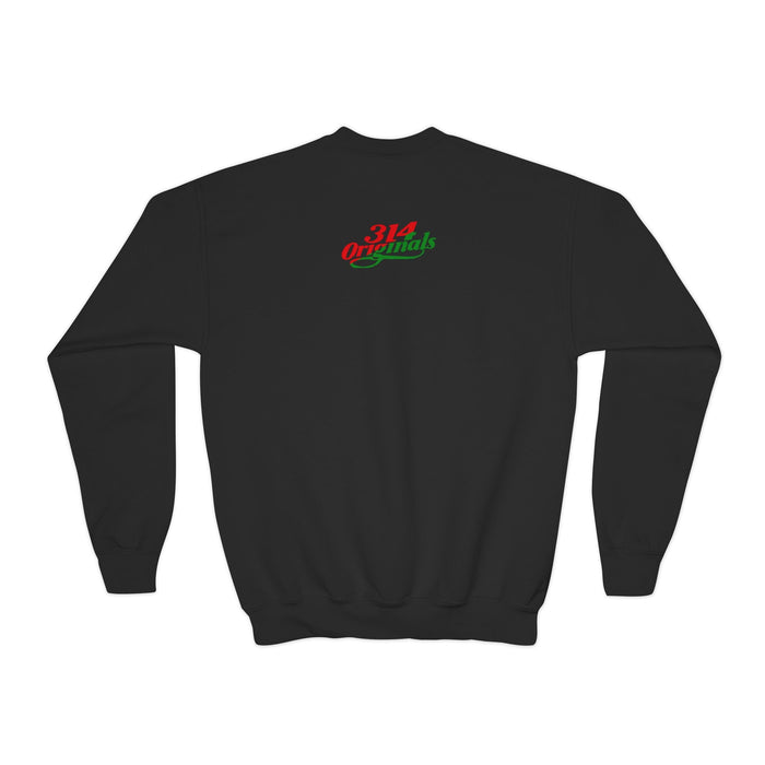 Youth Holiday Sweatshirt "I'm Just Here for the Cookies" – Kids Christmas Cookie Crewneck - 314 Originals