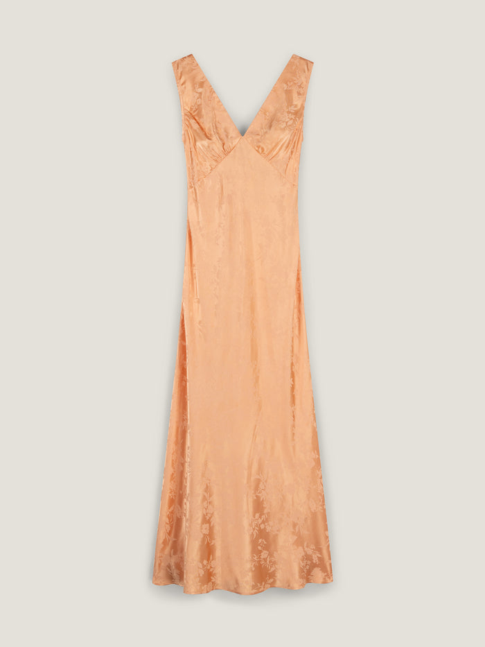 Iris Jacquard Dress in Prairie Sunset