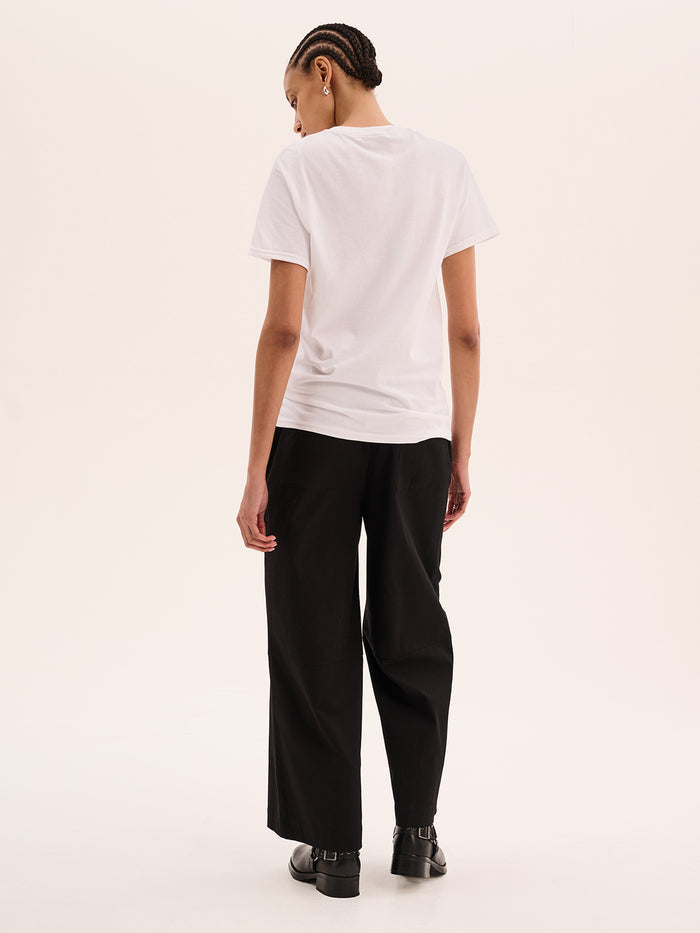 Jack Boyfriend Tee in White