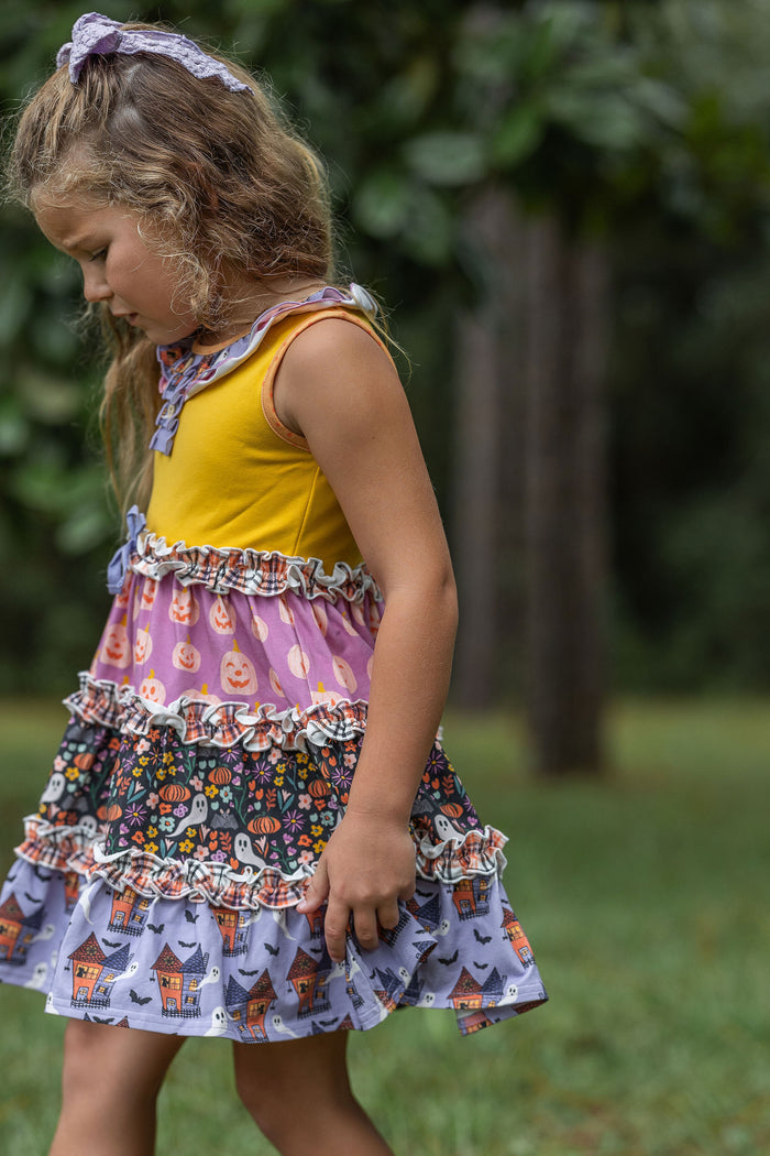 Jack-O-Jubilee Ruffle Dress