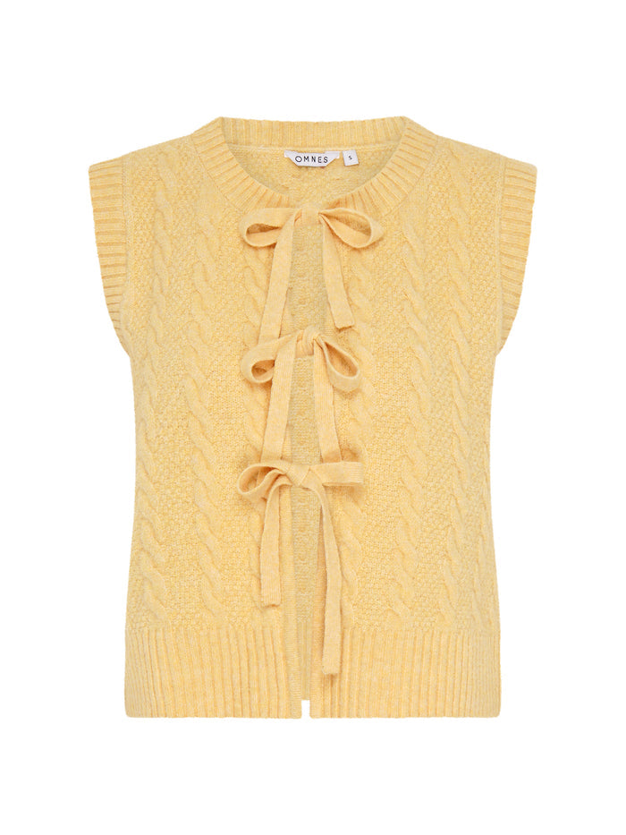 Jacob Sweater Vest  in Yellow