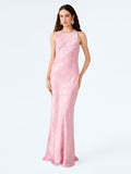 Jai Jacquard Dress in Bleached Mauve