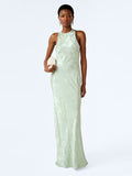 Jai Jacquard Dress in Sage