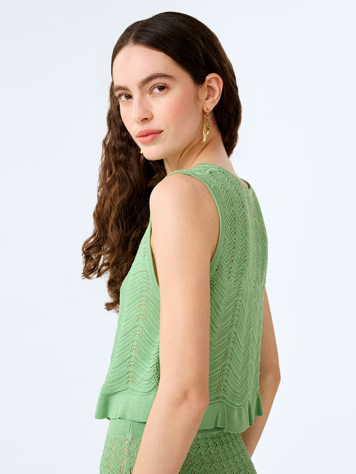Jayde Top in Green